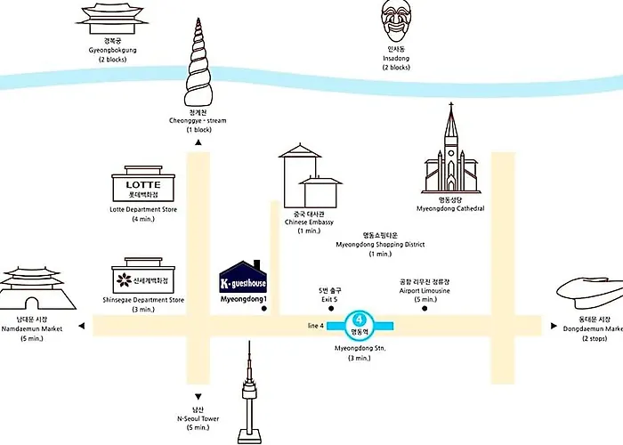 K-guesthouse Myeongdong 1